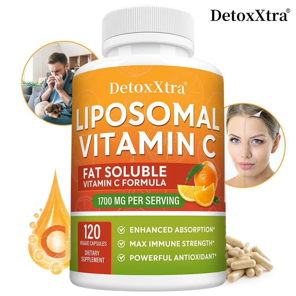 Vitamin C Liposomal 1700 Mg, vitamin C supplement - Improved absorption, ascorbic acid, immune support