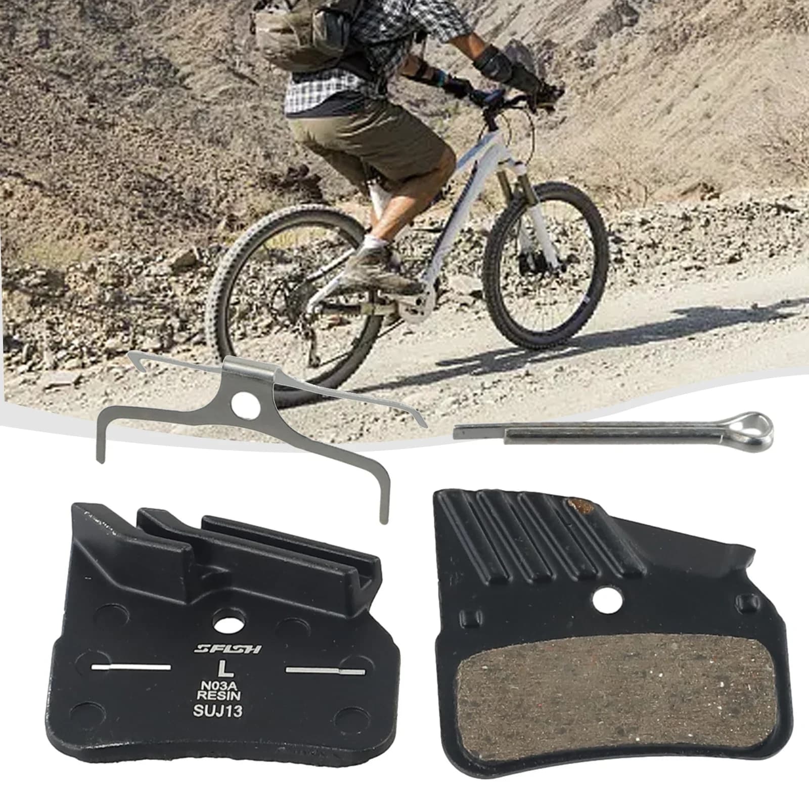 1 paio N03A pastiglie freno a disco per bicicletta per M9120/M8120/M7120 MTB parti di pastiglie freno a disco in resina organica per bicicletta