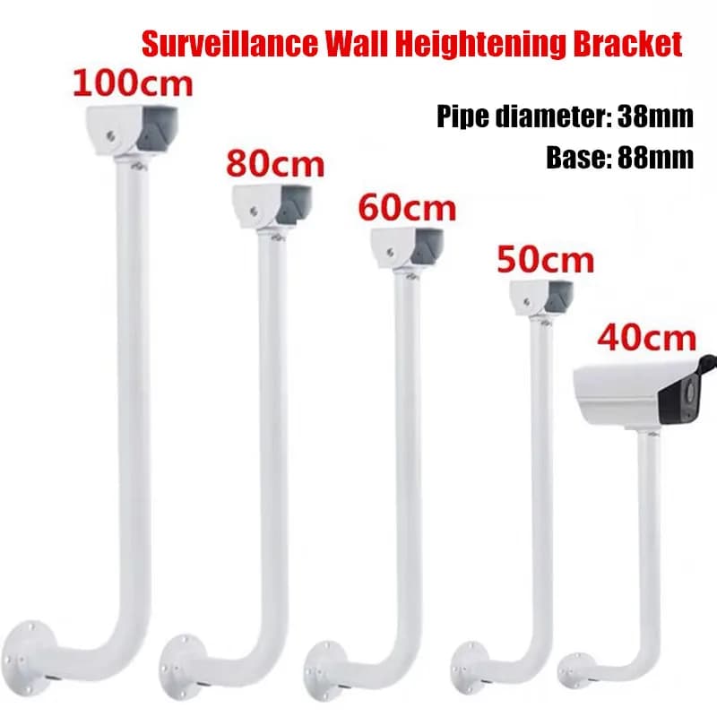New Wall Bracket for Outdoor Surveillance Camera Aluminum Alloy Extensions Increase Universal Wall Mounted Duck Bearing