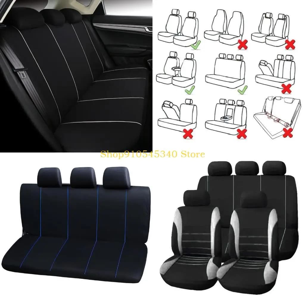 U2JA Coprisedile per Auto Cuscini in Tessuto Cotone per Sedia da Casa Auto Camion Furgone Non-