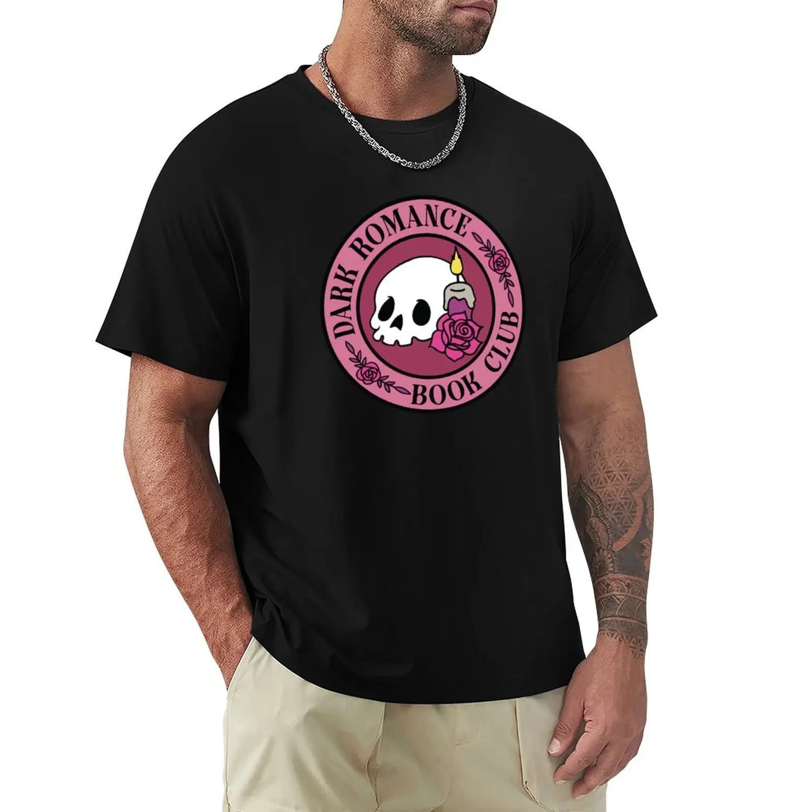 Dark Romance Book Club T-Shirt All Match Basic Short Sleeve Top