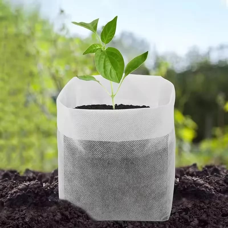 1/5/10 Packaging Bags for growing seeds in nonwoven fabric Sacks for nursery seeds biodegradable Plants Seeds for sowing Flower pots for home garden