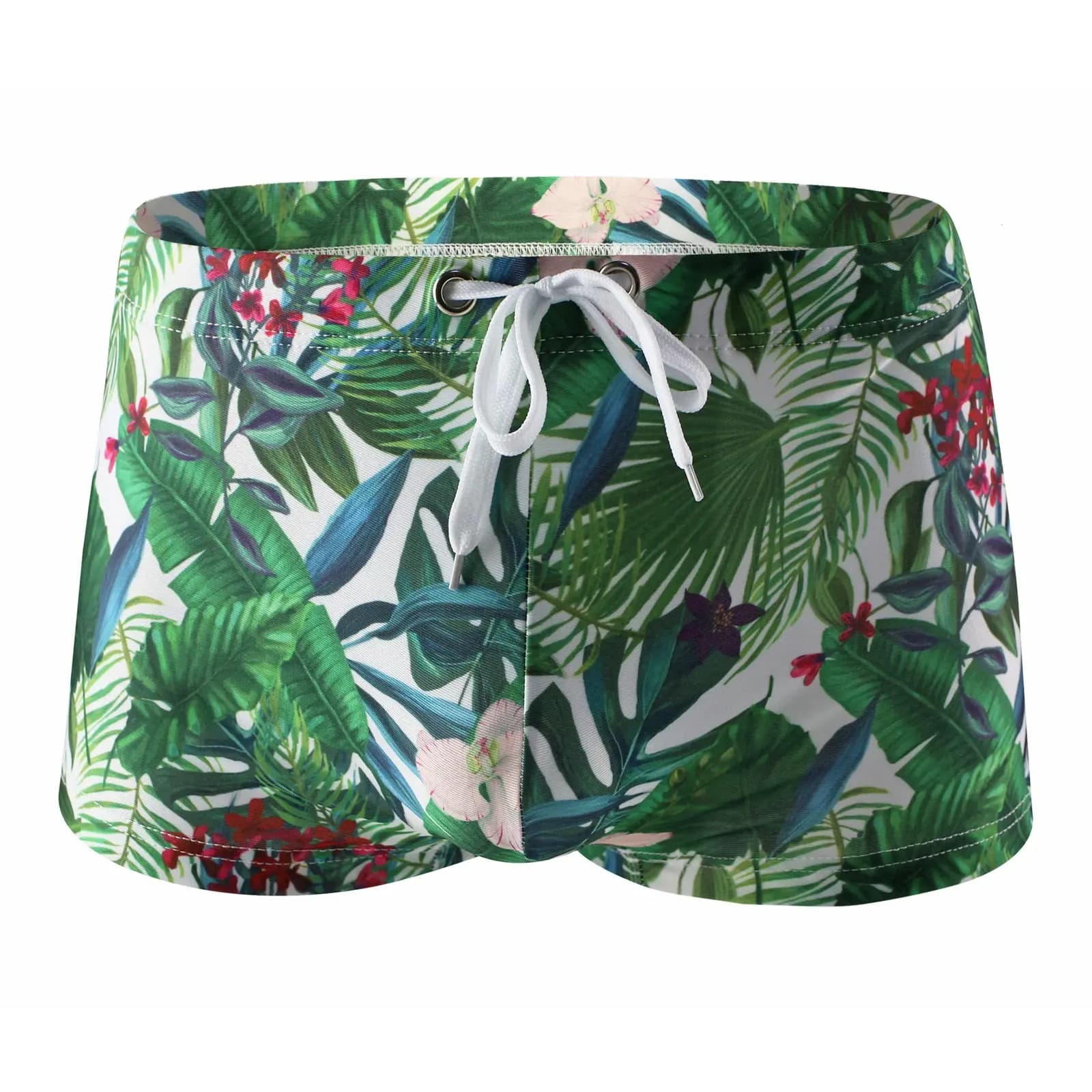 Costume da bagno da uomo a vita bassa, boxer, pantaloncini da nuoto, pantaloncini da spiaggia, ad asciugatura rapida