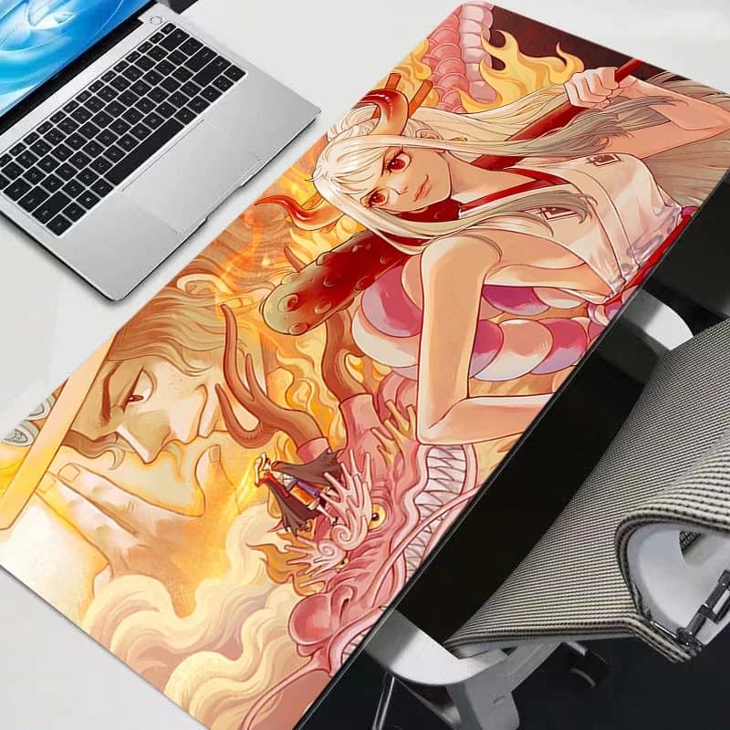 Tappetino per mouse da computer Anime One Piece, tappetini per mouse da gioco di grandi dimensioni XXL, tappetino da scrivania resistente, tappetino per tastiera e mouse.