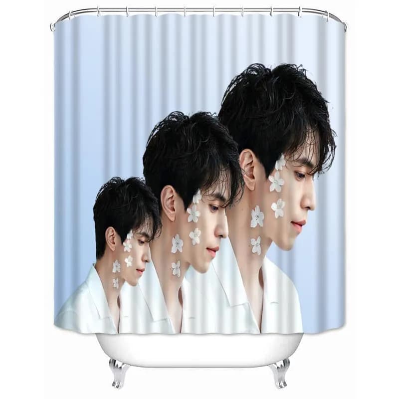 Tende da doccia personalizzate KPOP Lee Dong Wook tessuto impermeabile panno decorazione del bagno fornitura tenda da bagno lavabile 9.23