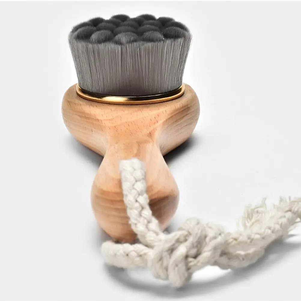 Spazzola per la Pulizia della Pelle, Strumento Esfoliante Viso, Detergente Profondo per Pori, Rimuove Trucco, Sporco e Oli Delicatamente, Adatta a Tutti i Tipi di Pelle, Manuale, per Trattamenti Spa Viso