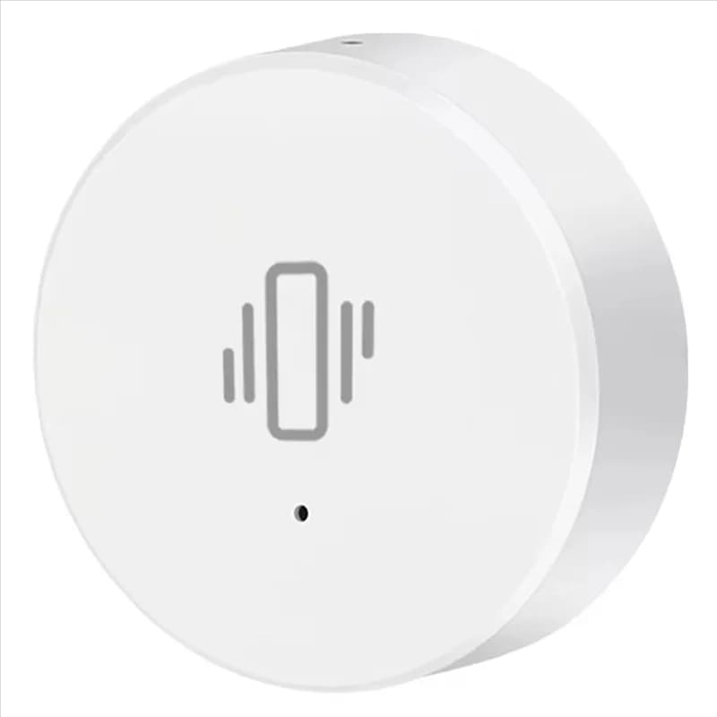 ABJF-Tuya Zigbee Sensore di vibrazione intelligente Monitoraggio in tempo reale Allarme rilevamento porte e finestre Sistema di protezione di sicurezza intelligente