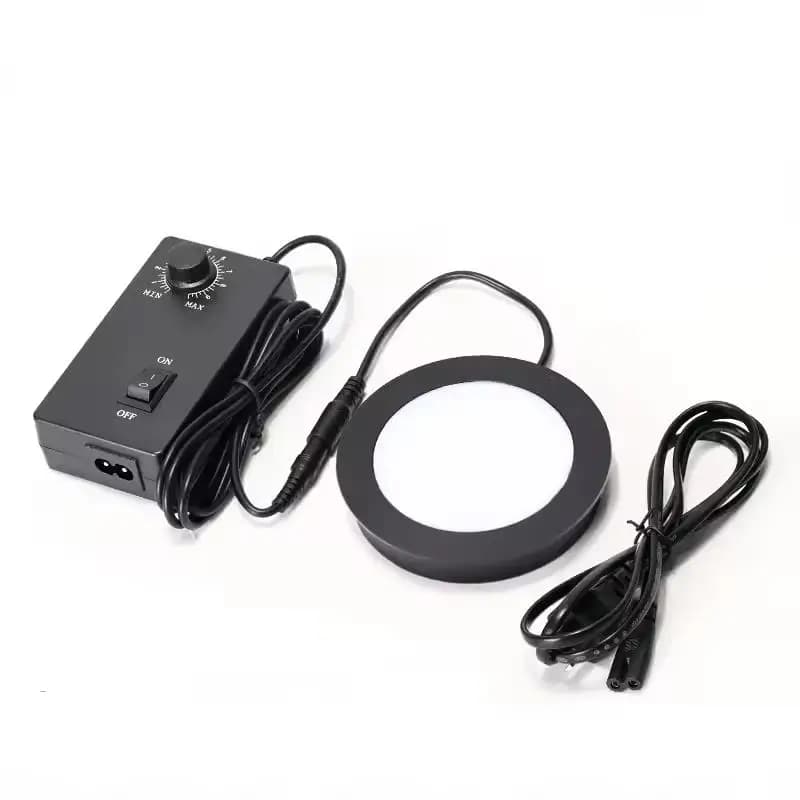 Microscopio industriale LED Sorgente luminosa ad anello regolabile Luce bianca riflettente