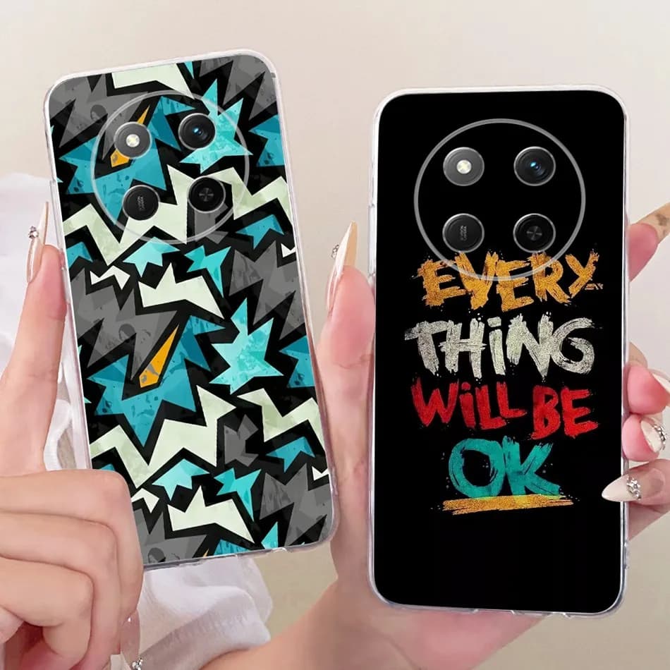 For Honor X9c X9cSmart Phone Case With Fashion Cool Tiger Dragon Cover For HonorX9C X9C Smart 5G Soft Silicone TPU Cases