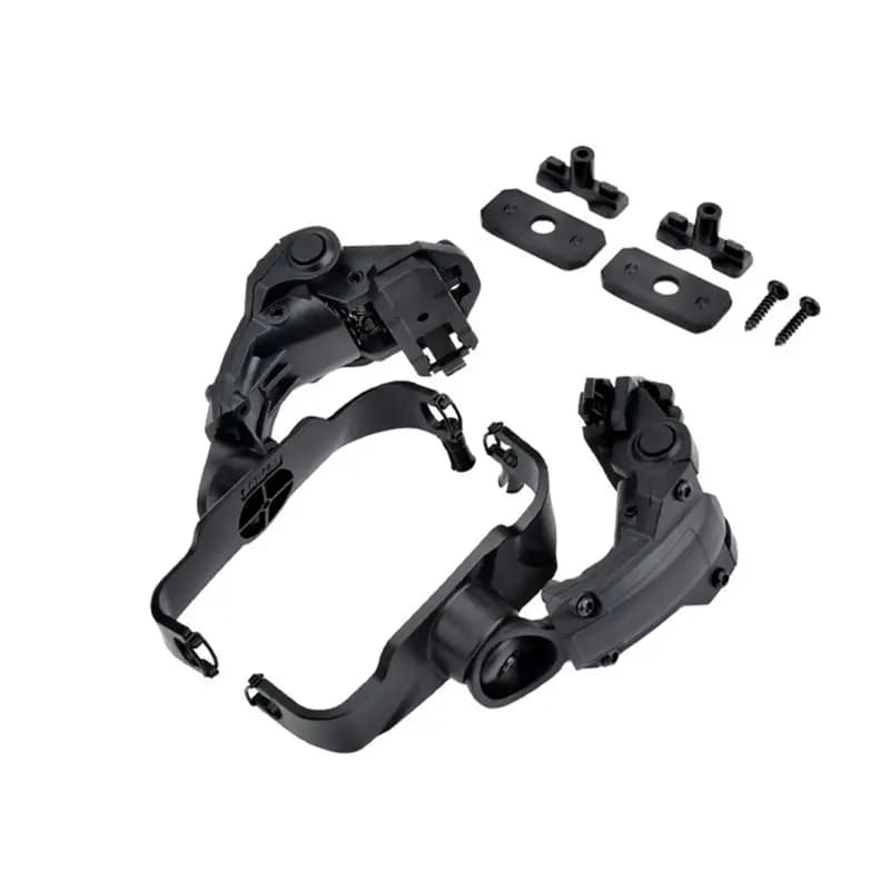 A97I-Headset Headphone Stand For WADSN C7 Headphones Earphone Bracket Adapter Helmet Modification Headset Mount Black