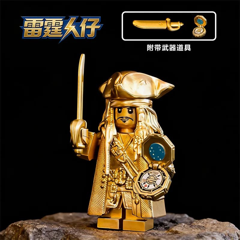 LT02 Puzzle del Capitano Jack, Blocchi da Costruzione, Giocattolo Regalo per Ragazzi, Collezione per Appassionati di Cinema e Televisione