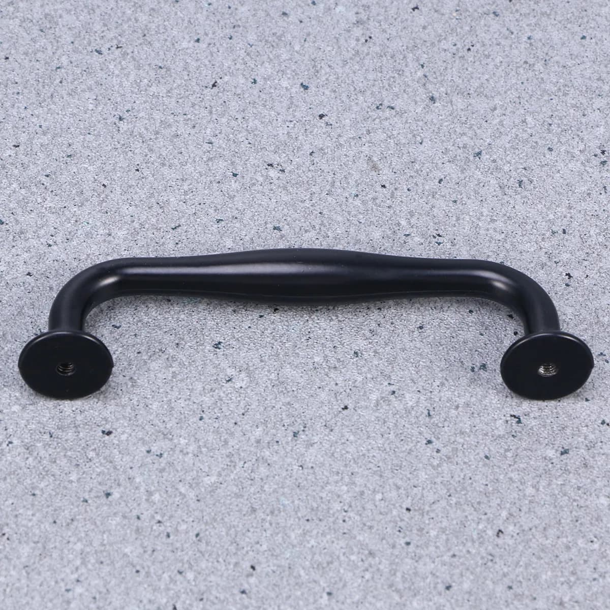 Maniglia per Porta in Lega di Alluminio Nero Opaco, Maniglie per Cassetti Stile Europeo a Incasso per Armadi, Guardaroba, Scarpiera, Cassettiere, Librerie