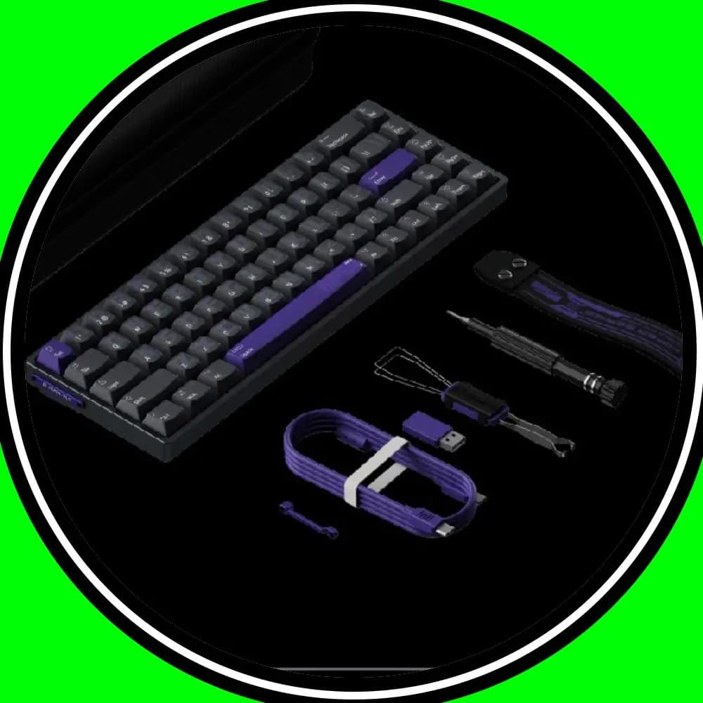 ZIRNEX HIPER68-ML Tastiera con interruttore magnetico corto interamente in alluminio Cablata RGB Light Gaming Keybord Personalizzato per PC Gamer Accessori