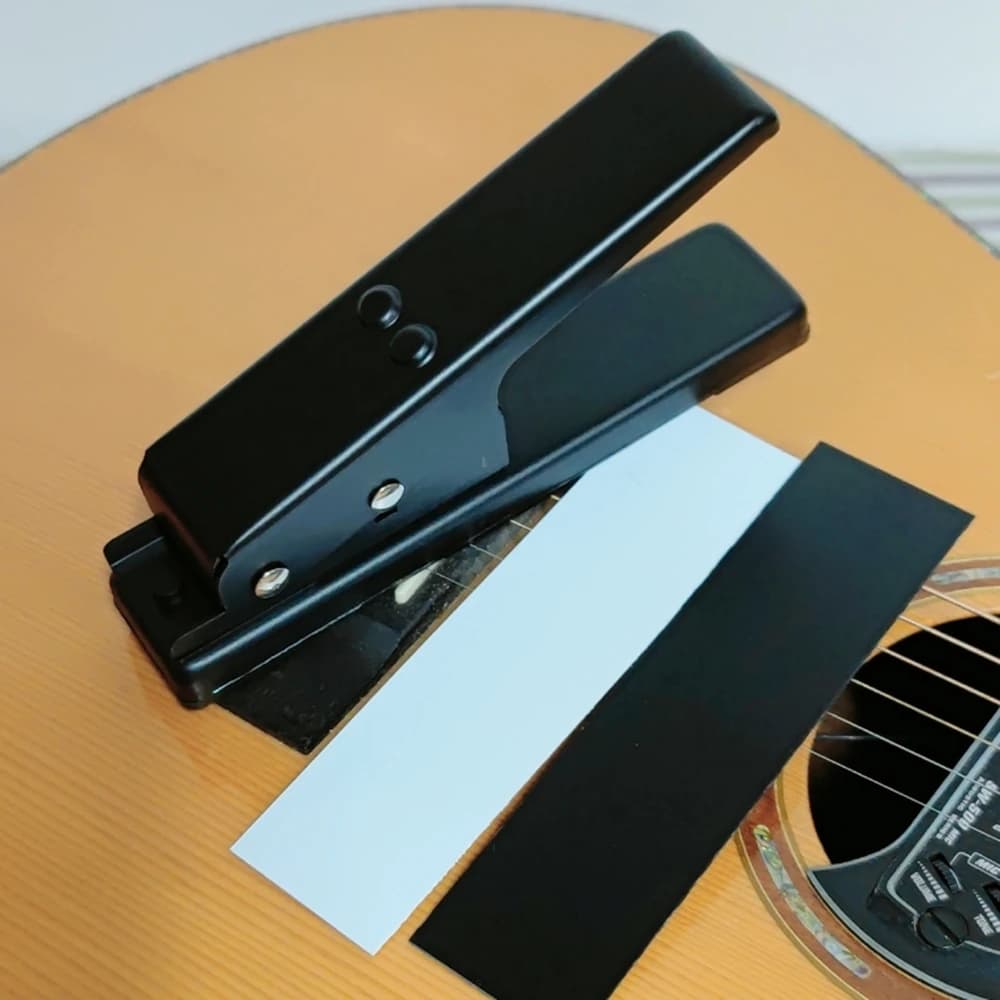 Plettro per chitarra nero Pick Punch Card Cutter Crea plettri da carte regalo di credito