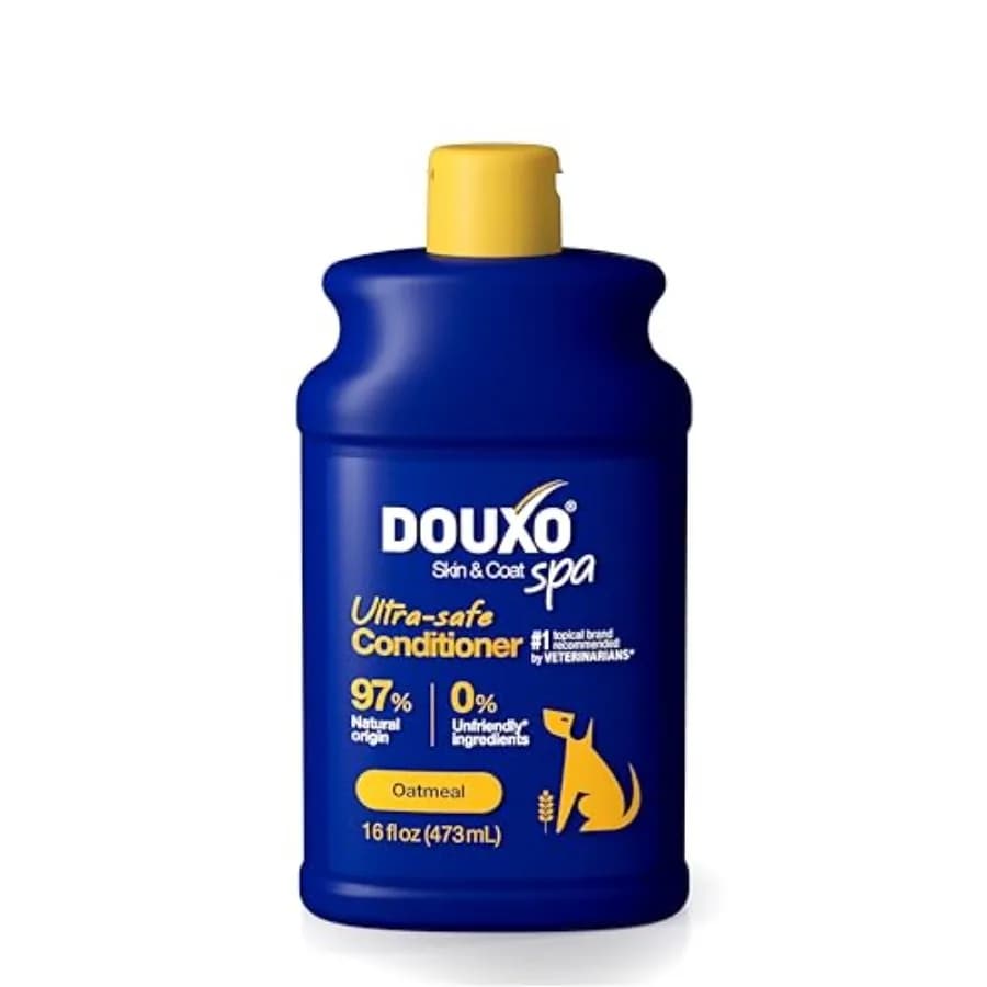 ® Skin and Coat SPA - Balsamo per cani all'avena ultra-sicuro, 16 fl oz, districante sicuro, idratante, lascia il pelo morbido e setoso