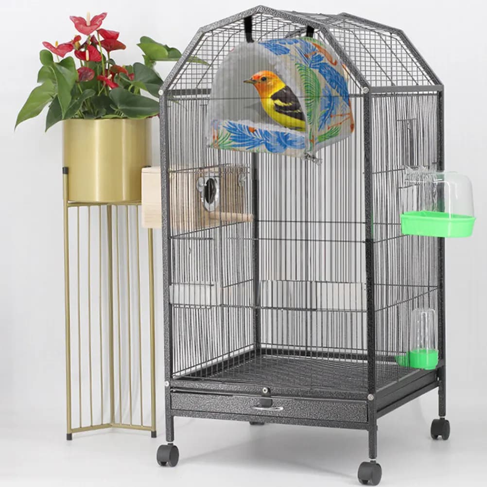 1Pcs Pet Nest Foldable Hamster Sleeping Bag Portable Warm Small Animal Nest Hanging Cage Bed Suitable for Hamster Squirrel