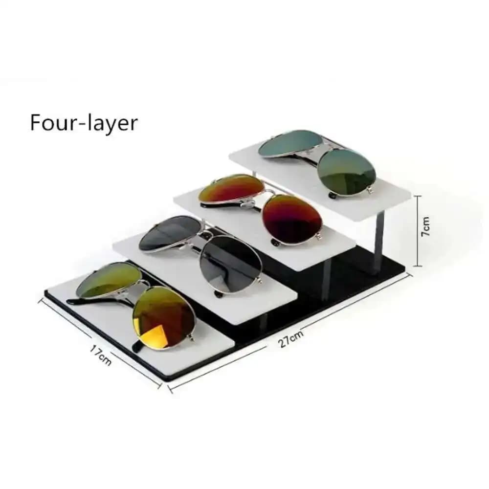 Display Acrylic Sunglasses Rack Shelf Eyeglasses Showing Stand Jewelry Desktop Bracelet Holder Necklace Showcase Free Shipping