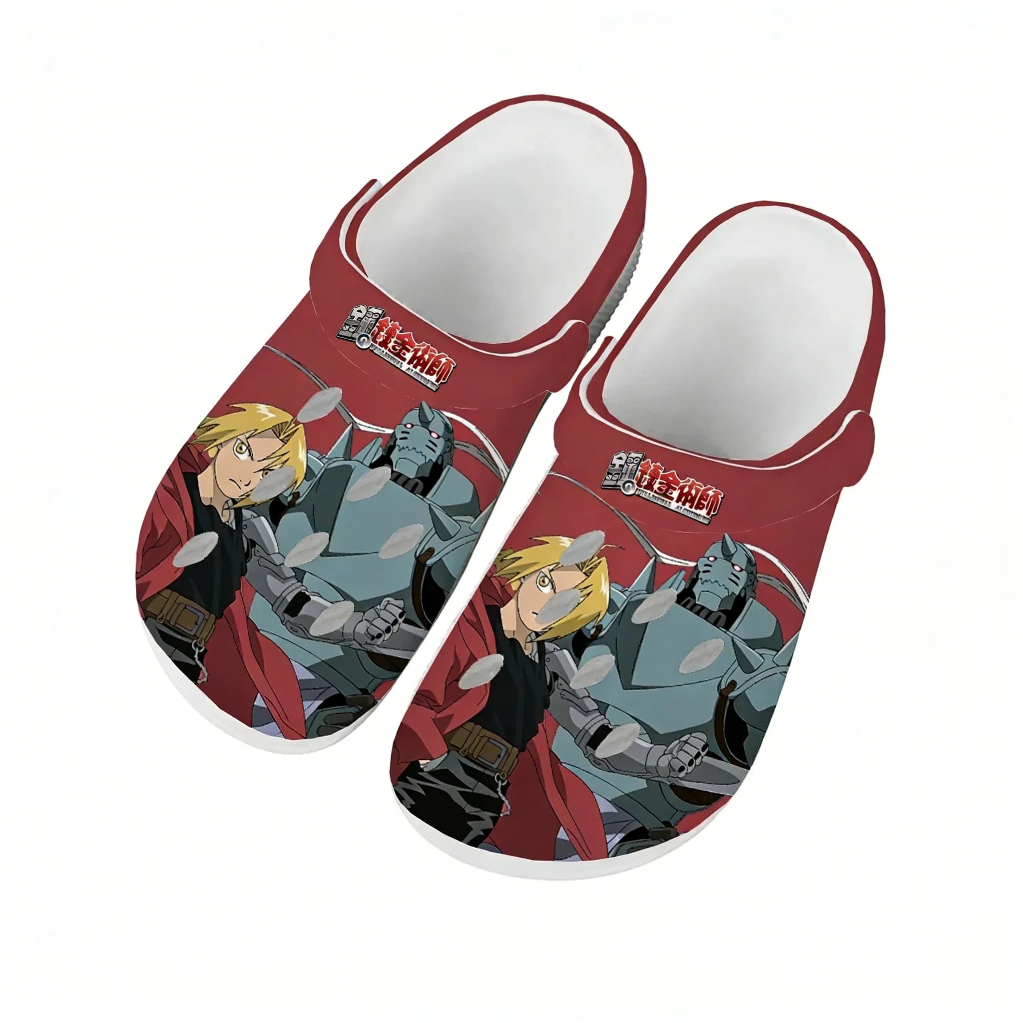 Scarpe da Acqua Fullmetal Alchemist per Uomo, Donna e Adolescente, Comode Ciabatte da Casa e Giardino, Sandali Personalizzati, Pantofole Traspiranti con Fori da Spiaggia