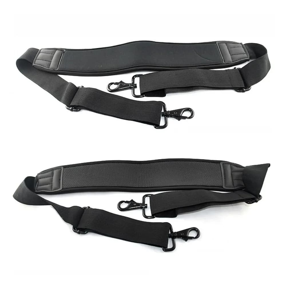 Photo bag shoulder strap, adjustable shoulder strap for shoulder bag with double hooks for laptop camera stabilizer bag