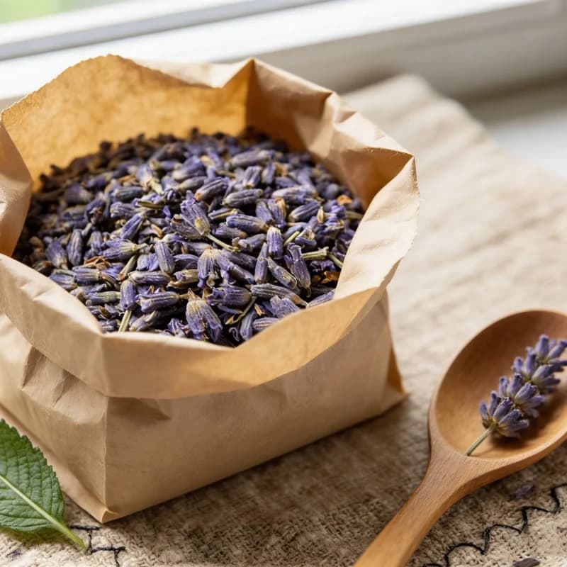 100g-200g Fiori di Lavanda Essiccati Naturali Sfusi per Decorazione Candele, Creazione Sacchetti Profumati, Artigianato e Riempimento Federe
