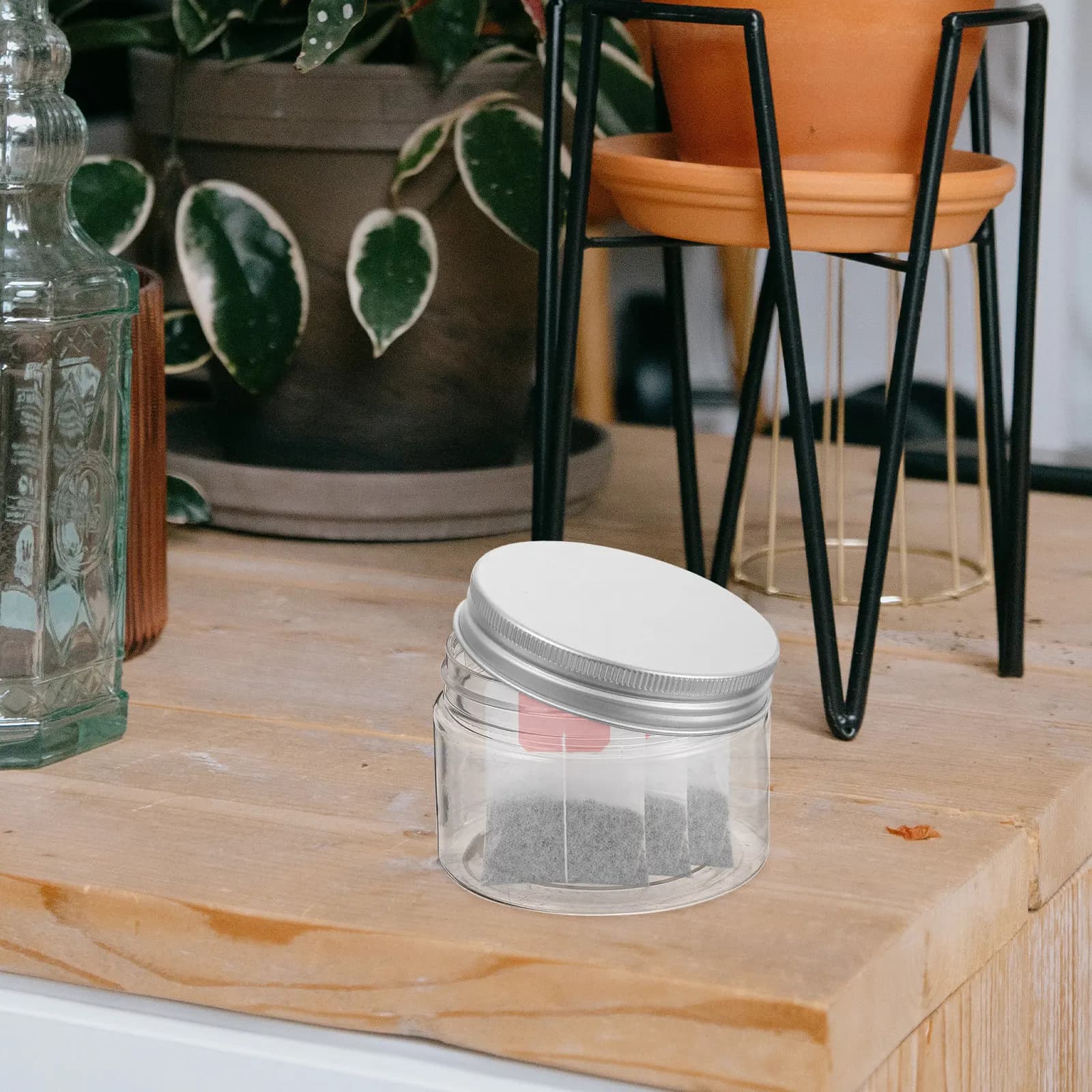 10 contenitori per alimenti trasparenti, ermetici, a prova di perdite, organizer da cucina, contenitori impilabili per caramelle, frutta secca e snack