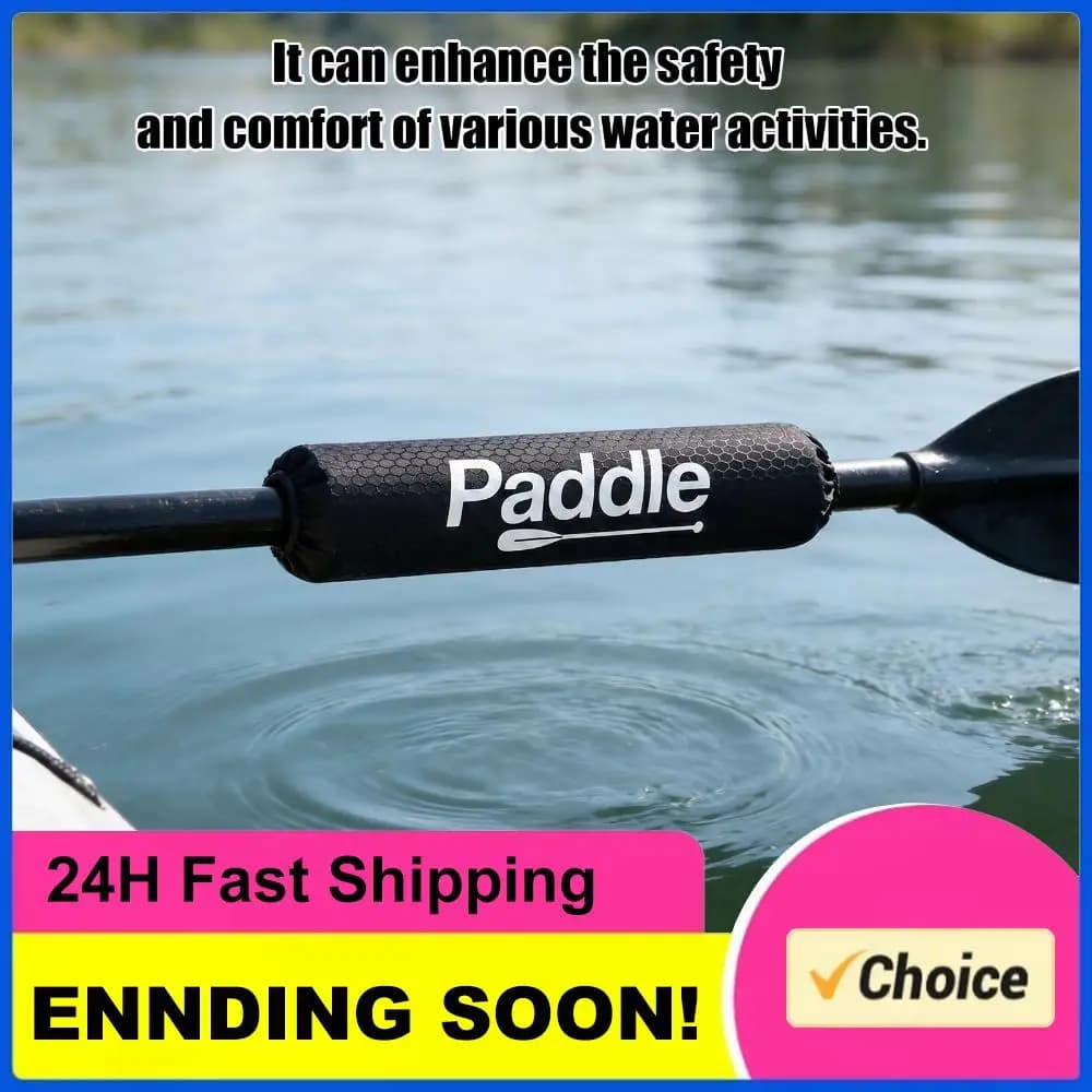 Paddle Float Multi Purpose Versatile Kayak Flotation Reusable Adjustable Buoyancy Covers for Prevent Paddles Sinking in Water