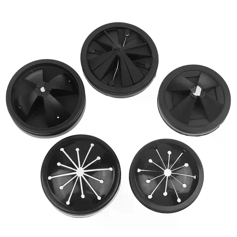 Copertura dell'anello del tappo della spazzatura della protezione per il deflettore del lavandino del collare silenzioso in gomma InSinkErator riduce gli strumenti del rumore del dissipatore