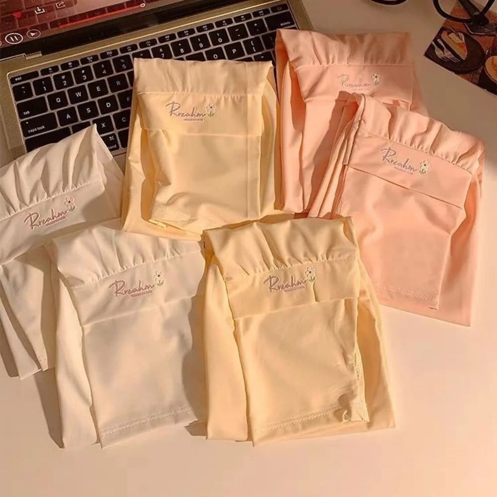 Maniche Lunghe in Seta Ghiacciata con Ricamo Floreale, Protezione Solare per Braccia, Copribraccia Anti-UV Sottili, Guanti da Ciclismo per Donne/Ragazze