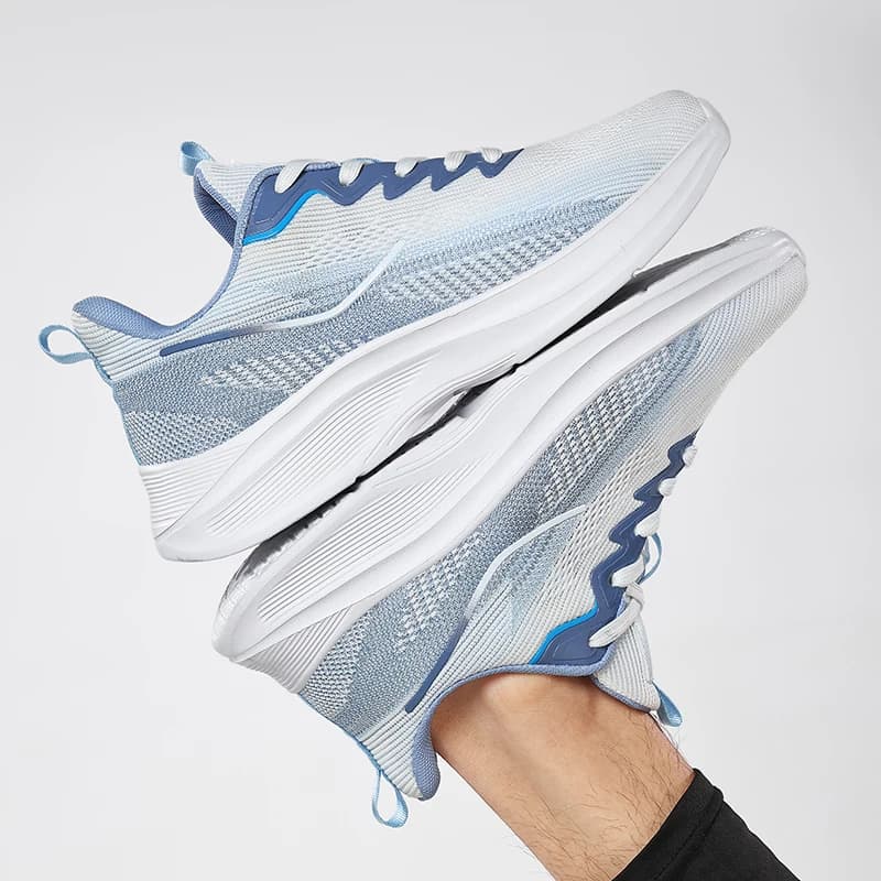 Unisex Wear Resistant Walking Sneakers Minimalist Solid Color Flat Sole Breathable Knit All Match Outdoor Daily Walking Footwear