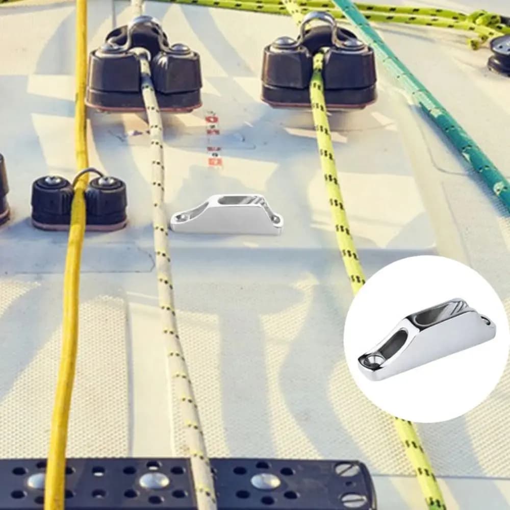 Accessorio per aggancio Bitta per camma con corda in acciaio inossidabile 316 Bitta per vongole resistente e durevole Accessori per yacht lucidanti a specchio Marine