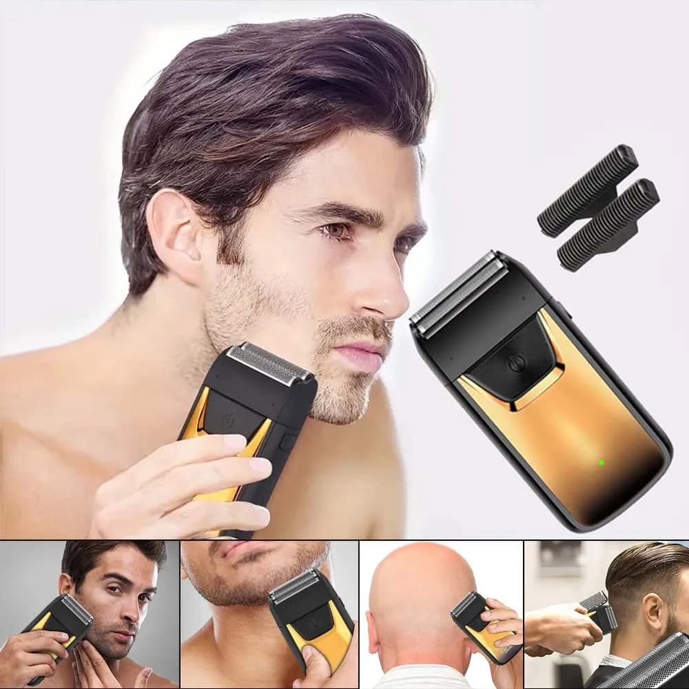 USB Rechargeable Electric Shaver for Men Wireless Barbary Trimmer Racking Barber Machines Trimmer for Men