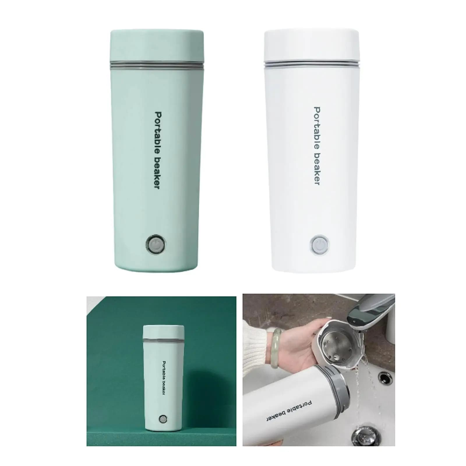 Portable Electric Kettle Quick Heating Keeps Warm Stainless Steel Indoor Travel Kettle For Home Travel in Office, Hotel, Holiday