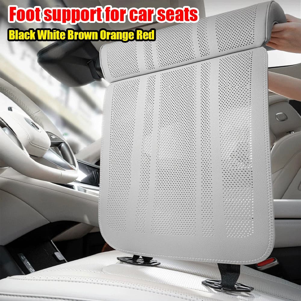 Cuscino per Sedile Auto con Supporto per Gambe, Coprisedile Universale con Estensione Poggiapiedi, Imbottitura per Alleviare la Fatica, Accessori Auto