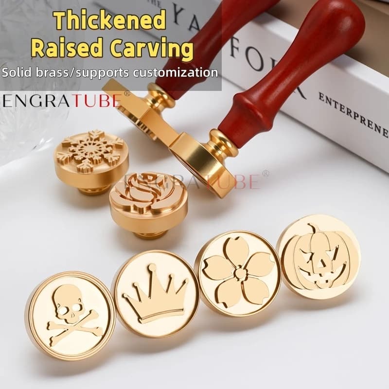 Timbro in ceramica personalizzato da 30 mm Timbro in ceramica personalizzato Timbro con lettera Stampo per sapone in pelle Cubo di ghiaccio con il tuo logo Manico in legno
