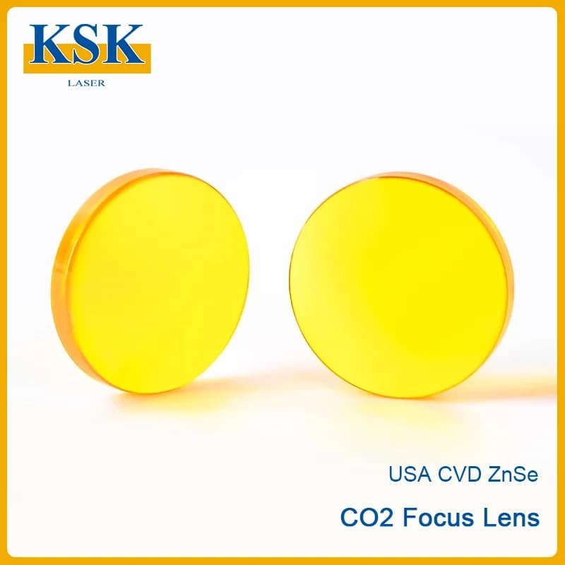 CO2 Focus Lenses USA CVD ZnSe DIA 12 15 18 19.05 20 FL 38.1 50.8 63.5 76.2 101.6 127mm for CO2 Laser Engraving Cutting Machine