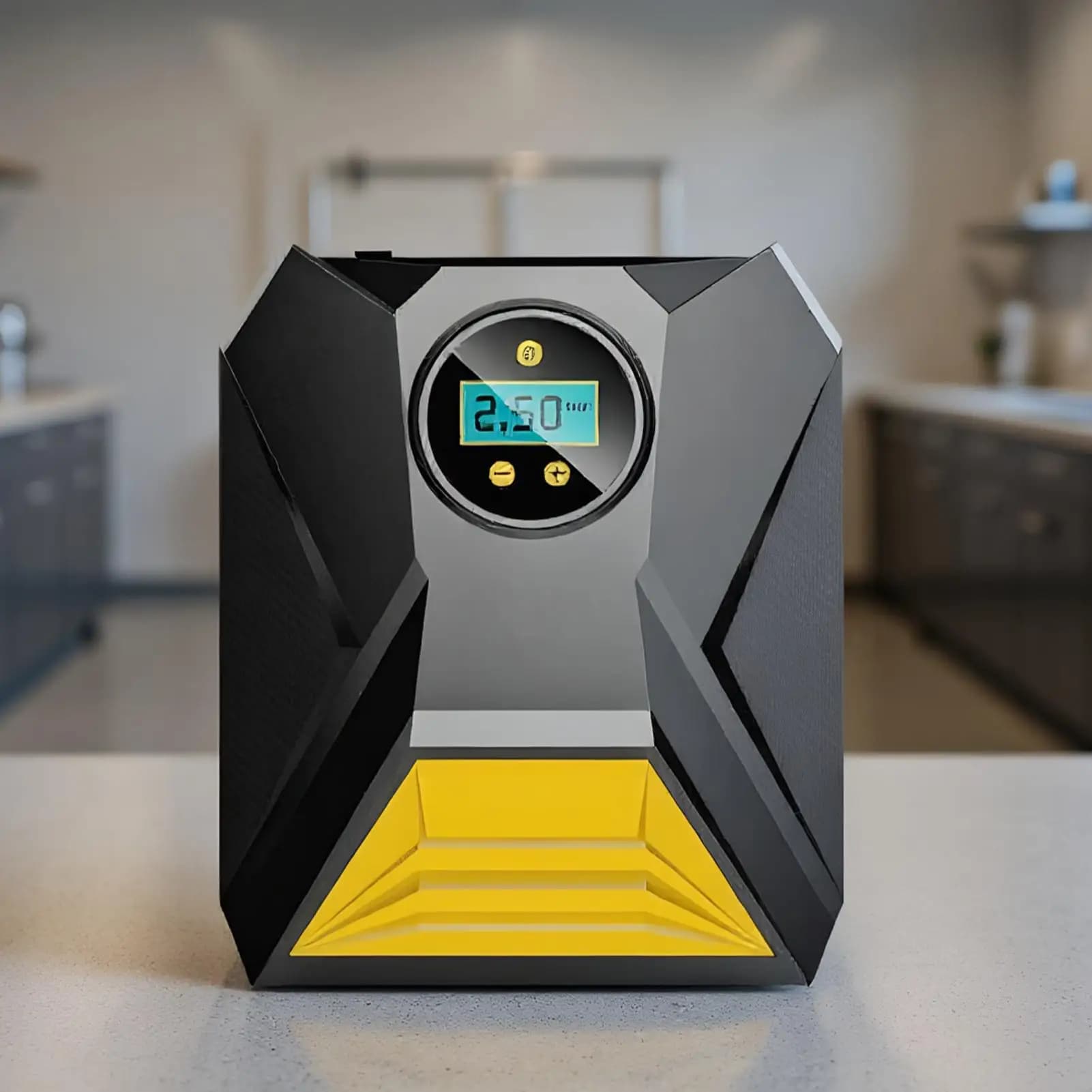 Gonfiatore portatile per pneumatici con compressore d'aria per manometro elettrico con display digitale 12v per camion da bicicletta automobilistico