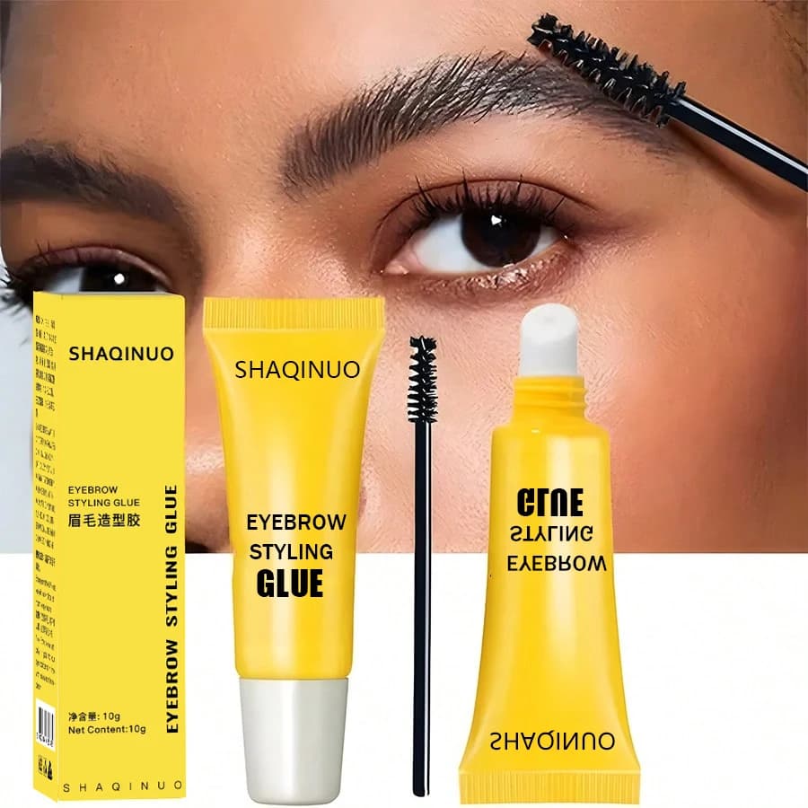 Modeling gel for eyebrows Modeling cream for eyebrows with brush Modeling eyebrow gel for wild eyebrows