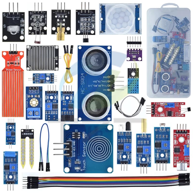 GREATZT Kit modulo sensore 22 in 1 per Arduino Raspberry Pi IoT Starter Kit di apprendimento per principianti