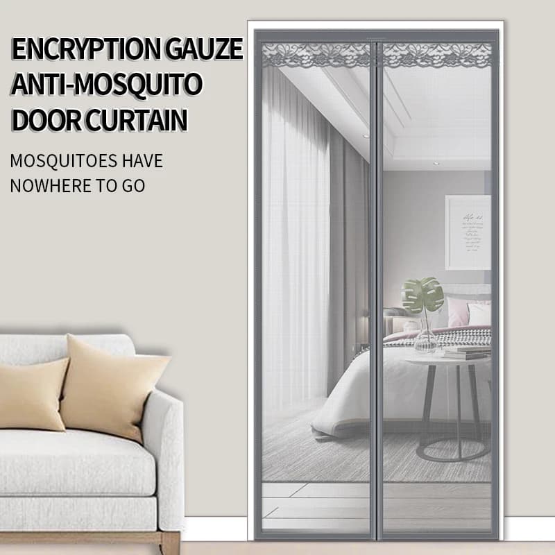 New No Punching Magnetic Screen Door Curtain Anti Mosquito Insect Fly Bug Automatic Closing Household Ventilation Door Curtain