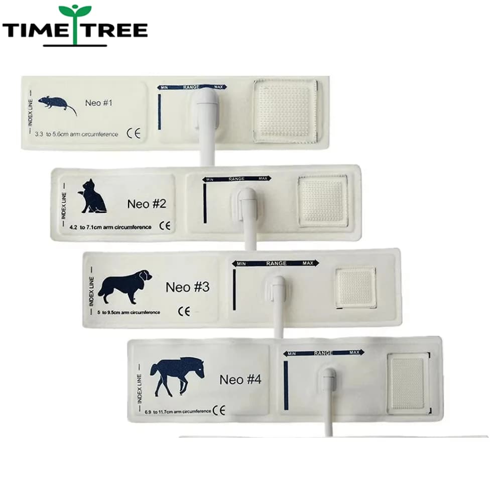 Veterinary blood pressure monitor for pets, universal cuff for veterinary blood pressure, NIBP cuff, elephant, horse, dog, cat, mouse