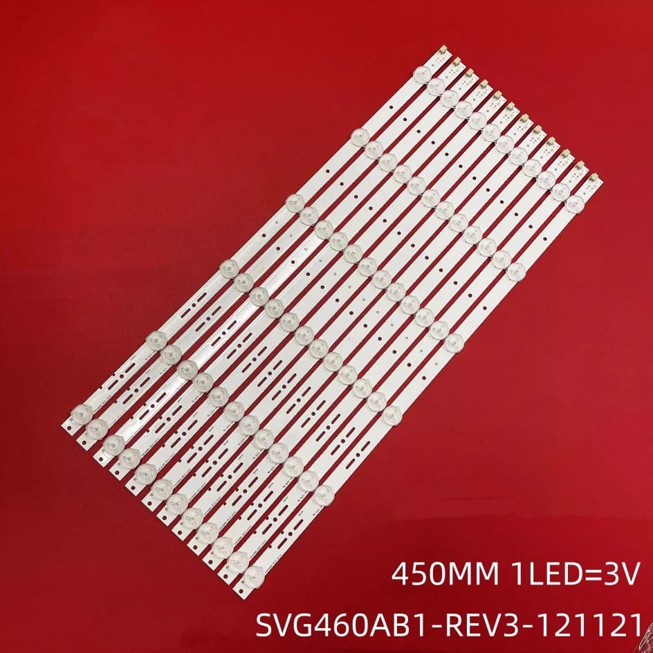 12 Pz/set striscia di retroilluminazione a LED per KDL-46R450A KDL-46R473A KDL-46R470A KLV-46R470A KLV-46R476A SVG460AB1 S460DH1-1 2