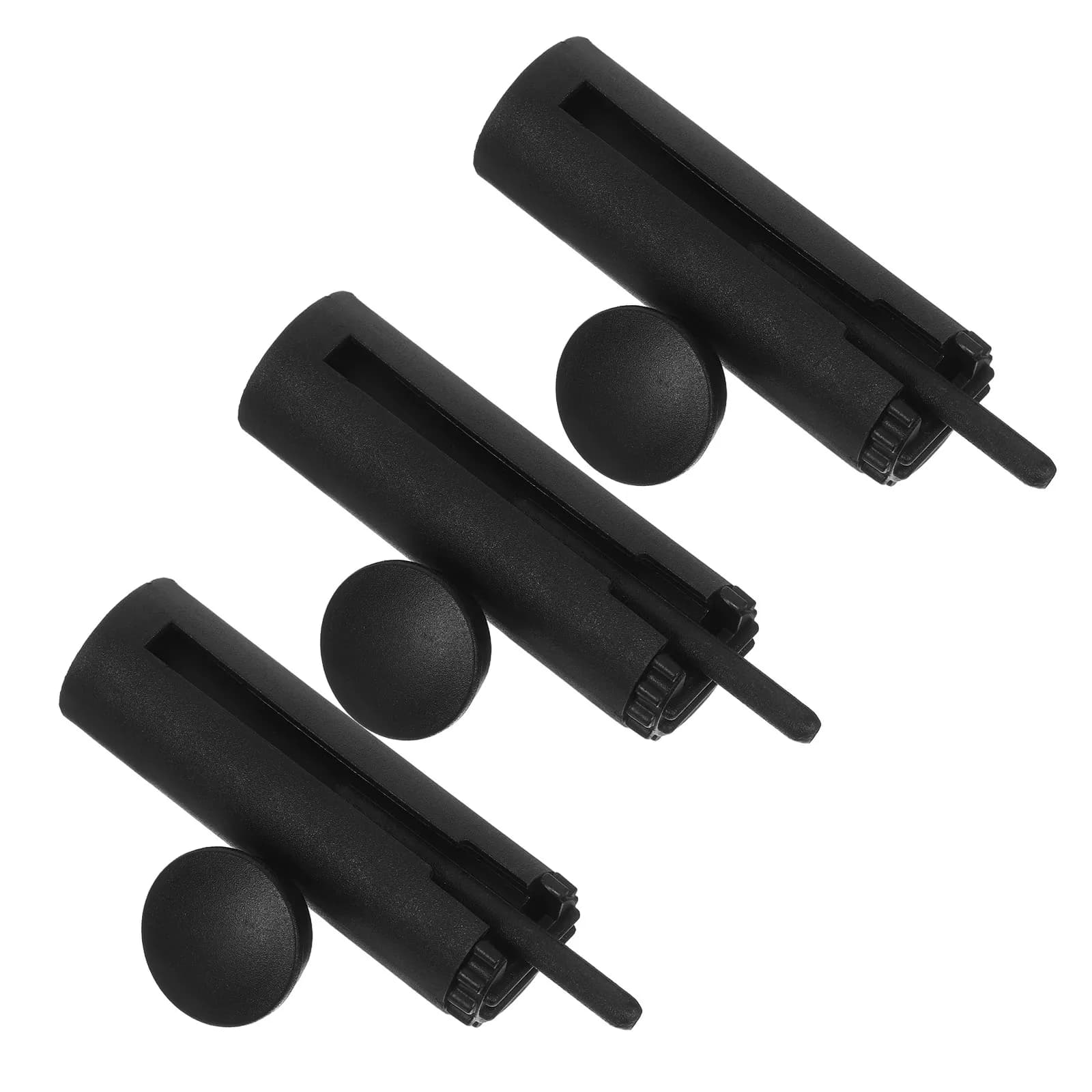 3pcs Retractable Barrier Belt Telescopic Function Wall Mounted Safety Divider Crowd Control Stable Cylinder Base Indoor Outdoor