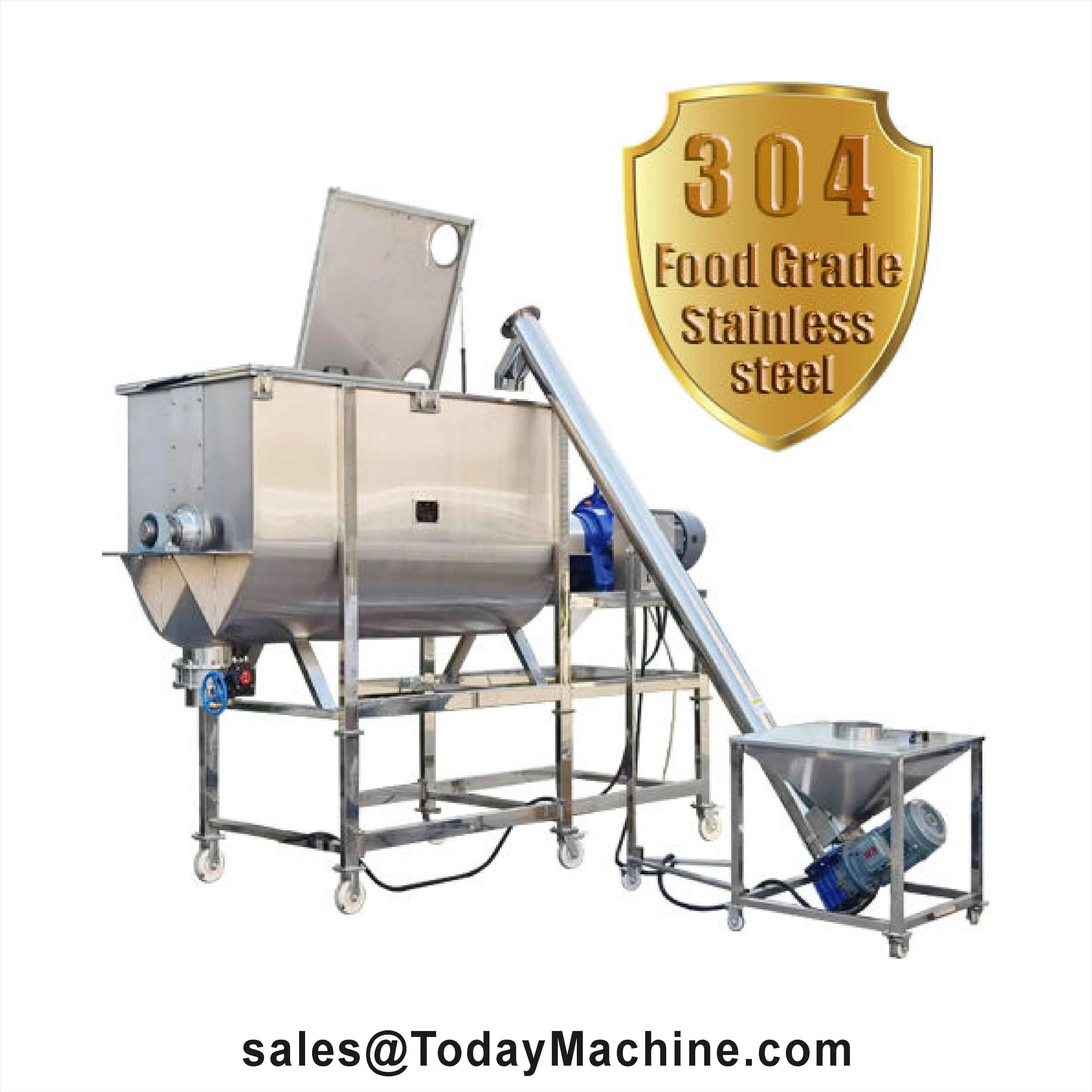 China Machine Mixer Industrial Mixer Electric Mixer Tape Blender Stainless Steel
