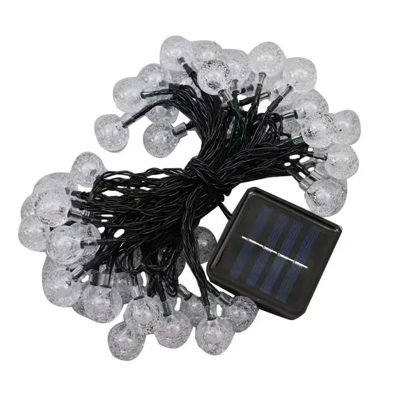 ABKW-LED String Light Solar Lights Outdoor Garden Wedding Party Decoration Lamp Waterproof Garland Christmas