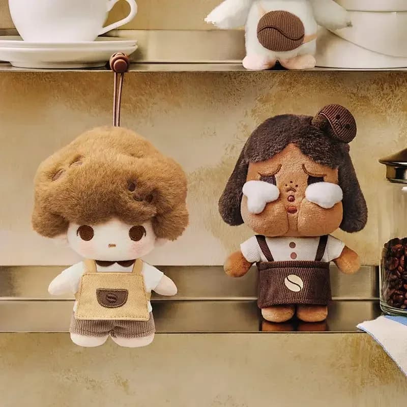 Pop Mart POP BEAN COFFEE FACTORY Series Blind Box Mystery Box Guess Bag Anime Figure Giocattoli Bambole Ornamenti Regalo