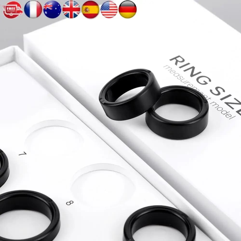 Smart Ring Sizing Kit 8 Ring Size Measuring Tool Sample Ring Size before buying Smart Ring Sizing Kit Size 7 to 13