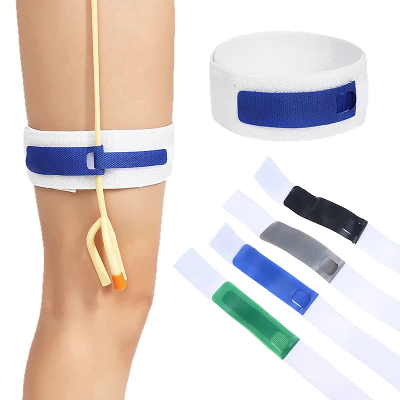Unisex Urinary Drainage Fixation Strap Fixation Holder Catheter Strap Urine Bag Velcro Strap Leg Fixation Band