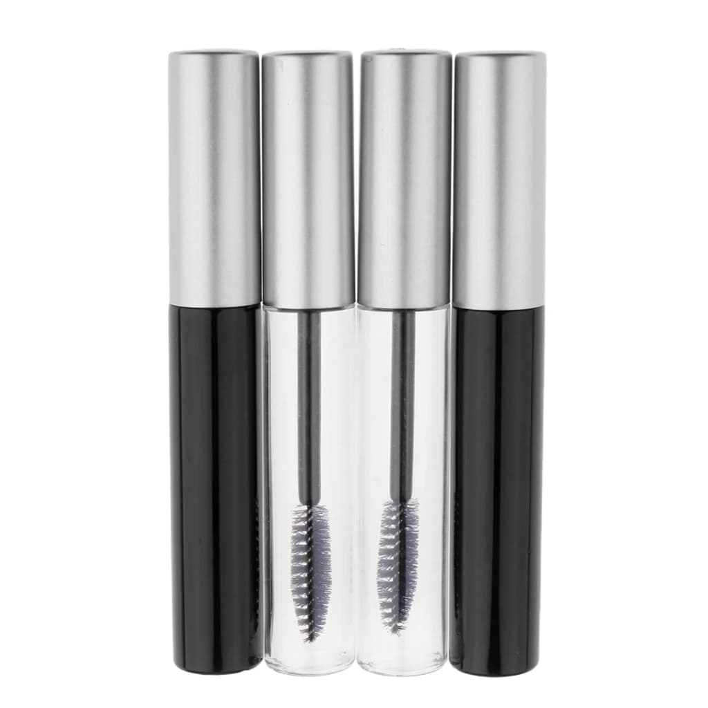 Empty Bottle for Eyelash Cream, Mascara Tubes with Applicator, Lightweight Plastic Travel Container for Castor Oil