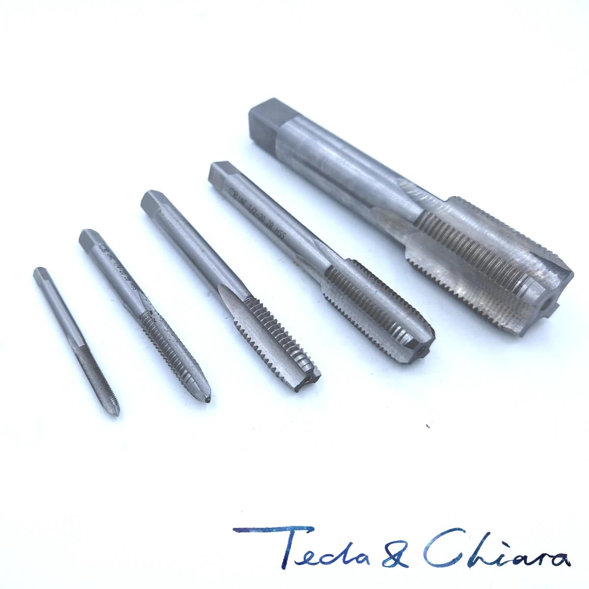 1Pc 1/4 - 20 24 27 28 32 36 40 UNC UNS UNF UNEF Mano Destra US Rubinetto Passo Strumenti di Filettatura Per La Lavorazione di Stampi TPI 1/4"