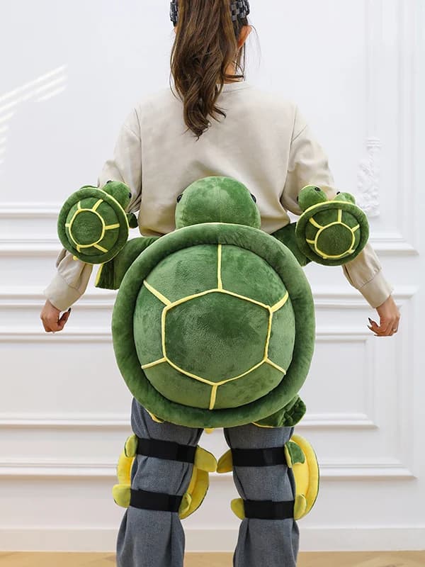 Protezioni per sci da neve in versione cartone animato ispessite, a forma di tartaruga, per adulti e bambini, protezioni per fianchi, ginocchia e gomiti, anti-caduta.